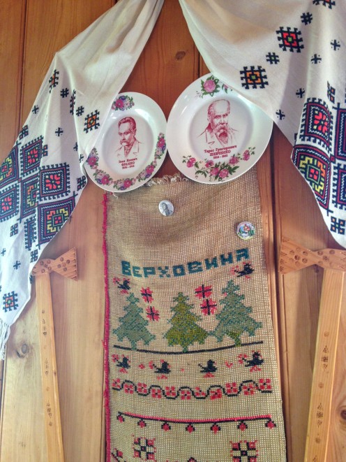 Local crafts in Oksana's cottage